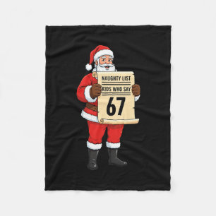 Cobertor De Velo Lista de Travessos Crianças Que Dizem 67 Natal Sei