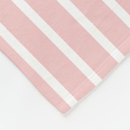 Cobertor De Velo Listra Rosa e Branca