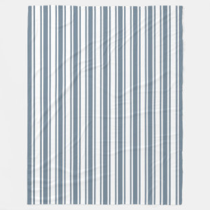 Cobertor De Velo listras Azul-cinzentas e brancas dos doces