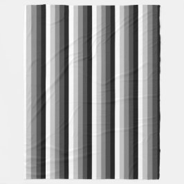 Cobertor De Velo Listras de sombra brancas e pretas