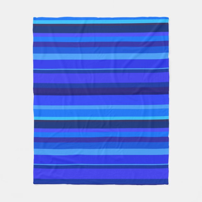 Cobertor De Velo Listras horizontais azuis (Frente)