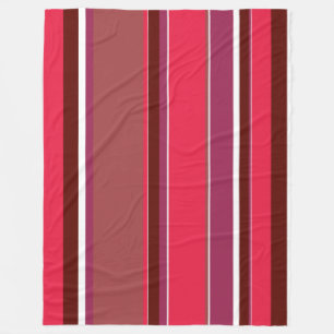 Cobertor De Velo Listras vermelhas