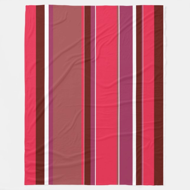 Cobertor De Velo Listras vermelhas (Frente)