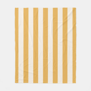 Cobertor De Velo Listras Verticais Amarelo E Branco Laminados