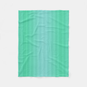 Cobertor De Velo Listras Verticais Aquamarine Verde e Azul Turquesa