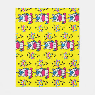 Cobertor De Velo Little Girls Unicorn Pony