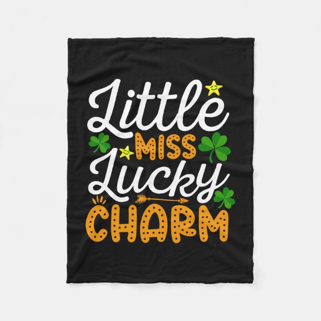Cobertor De Velo Little Miss Lucky Charm (Frente)