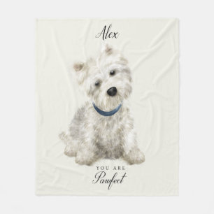 Cobertor De Velo Little Pawfect Westie