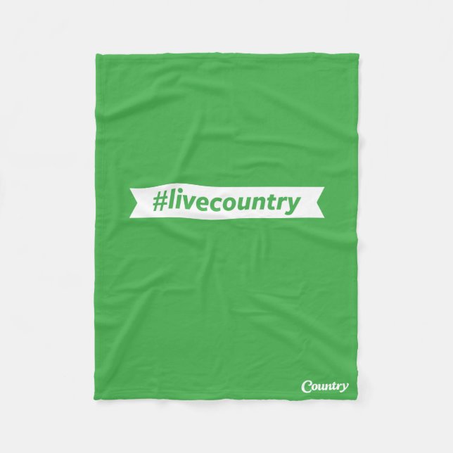 Cobertor De Velo #LiveCountry (Frente)