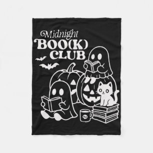 Cobertor De Velo Livro de Leitura de Fantasmas do Halloween Boo(k)