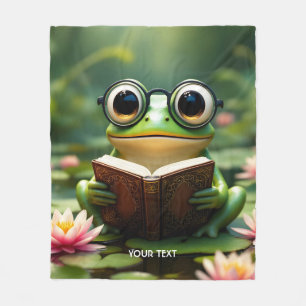 Cobertor De Velo Livro de Óculos de Sapo Fantasy