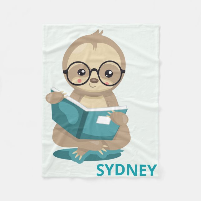 Cobertor De Velo Livros Personalizados de Leitura de Largura de Boo (Frente)