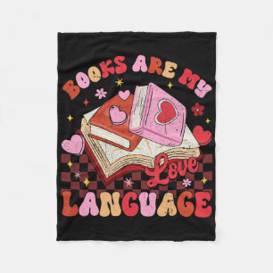 Cobertor De Velo Livros São Minha Linguagem do Amor Amante da Leitu