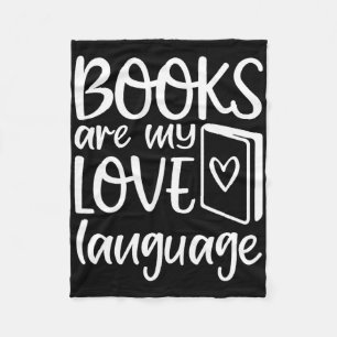 Cobertor De Velo Livros São Minha Linguagem do Amor Amante da Leitu