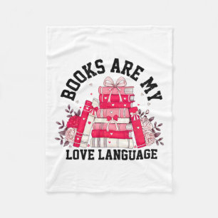 Cobertor De Velo Livros São Minha Linguagem do Amor Dia dos Namorad