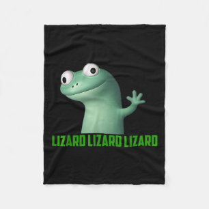 Cobertor De Velo Lizard Meme Lizard Lizard Lizard Funny Graphic T-s