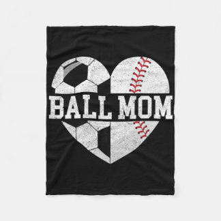 Cobertor De Velo Ll Mom Shirt Heart Funny Sell Soccer Mom 