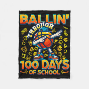 Cobertor De Velo Llin Através de 100 Dias de Escola 100º Esboço Mai
