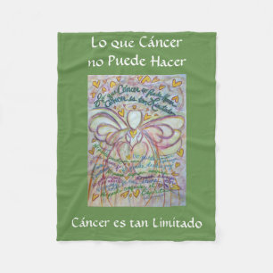 Cobertor De Velo Lo que Cáncer no Puede Hacer Angel Chemo Blanket