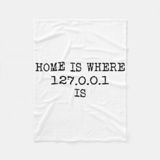 Cobertor De Velo Localhost 127.0.0.1 - O Lar É Onde 127.0.0.1 Está