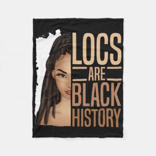 Cobertor De Velo Locs são História Negra Afro-Americana História Ne