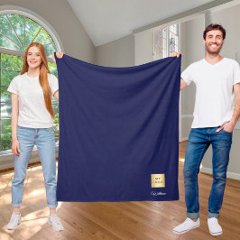 Cobertor De Velo Logotipo corporativo azul do marinho script