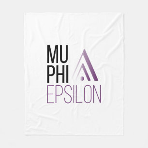 Cobertor De Velo Logotipo da Mu Phi Epsilon