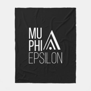 Cobertor De Velo Logotipo da Mu Phi Epsilon