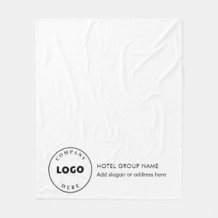Cobertor De Velo Logotipo de empresa Elegante Hotel personalizado