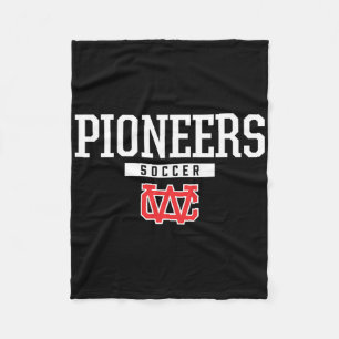 Cobertor De Velo Logotipo do Warren County Pioneers Futebol Es