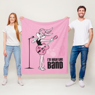 Cobertor De Velo Lola Bunny, estou com a Banda