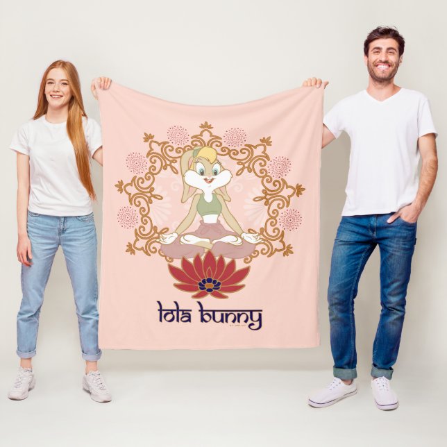 Cobertor De Velo Lola Bunny Yoga Lotus Pose (In Situ)