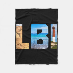Cobertor De Velo Long Beach Island New Jersey Lbi Vintage _1