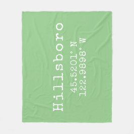 Cobertor De Velo Longitude do Latitude do Oregon