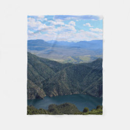Cobertor De Velo Looking Down At The Gunnison River