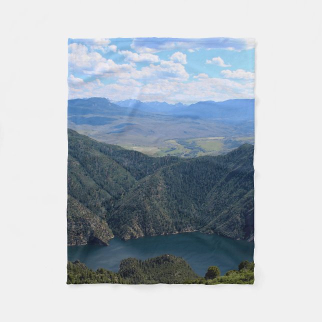 Cobertor De Velo Looking Down At The Gunnison River (Frente)
