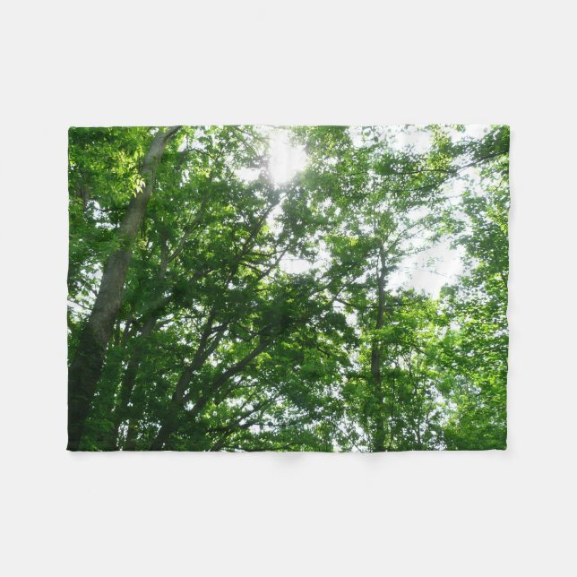 Cobertor De Velo Looking Up to Summer Trees (Frente (Horizontal))