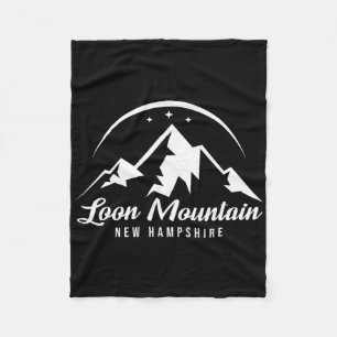 Cobertor De Velo Loon Mountain New Hampshire Ski Resort Skiing Snow