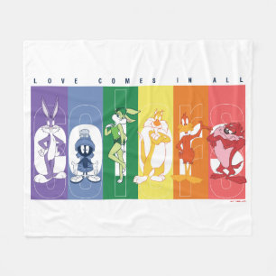 Cobertor De Velo LOONEY TUNES™ - O amor vem em todas as cores