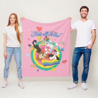 Cobertor De Velo LOONEY TUNES™ - That's All Folks! Pride Bullseye