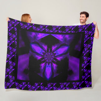 Cobertor De Velo Lotus de Fogo Purple 1