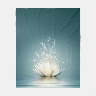 Cobertor De Velo Lotus Flower Throw Blanket