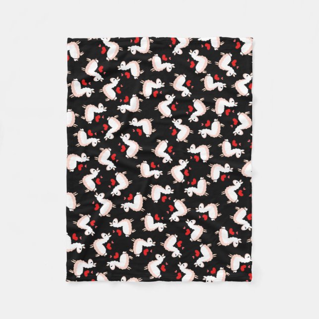 Cobertor De Velo Loucura do lama (Frente)