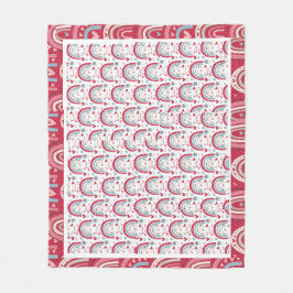 Cobertor De Velo Love Heart Dia de os namorados Rainbow