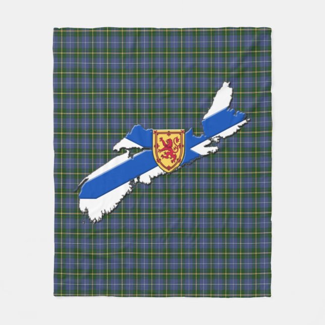 Cobertor De Velo Love Nova Scotia tartan fleece Blanket (Frente)