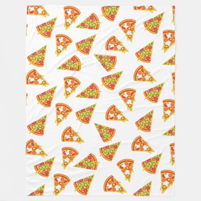 Cobertor De Velo Love Pizza   (Frente)