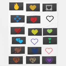 Cobertor De Velo love with all my heart