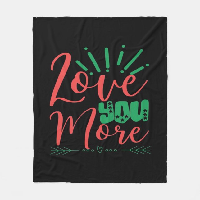 Cobertor De Velo Love You More Timeless Classic  (Frente)