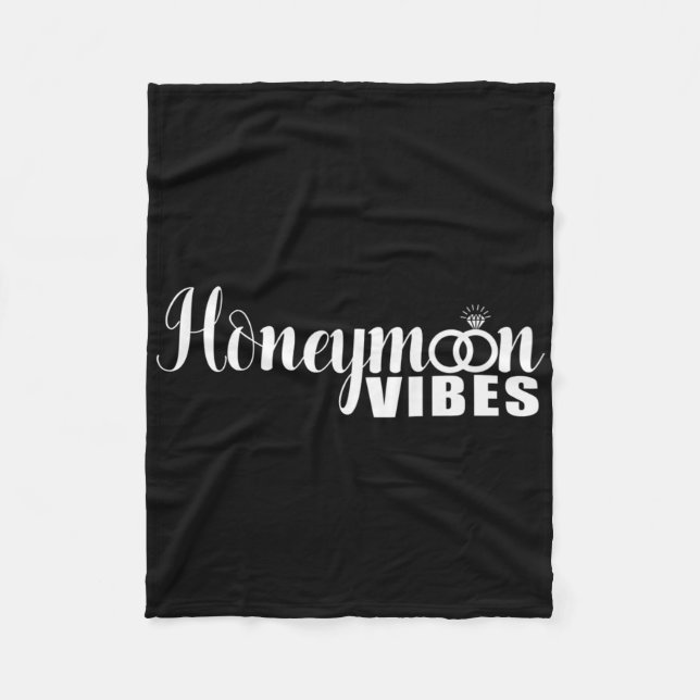 Cobertor De Velo Lua De Honra Vibes Novas Noivas Engraçadas E Casam (Frente)