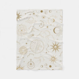 Cobertor De Velo Lua e Estrelas Sky Bohemian Blanket